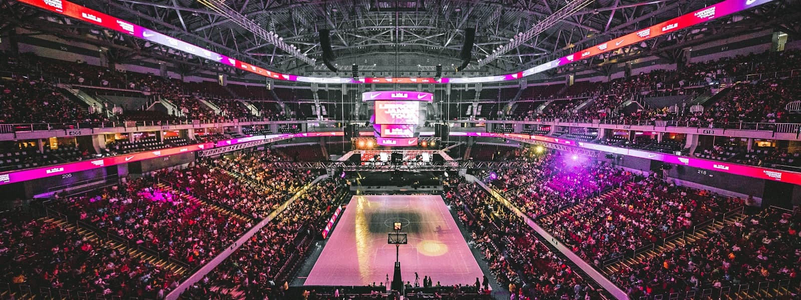 Sold out arena