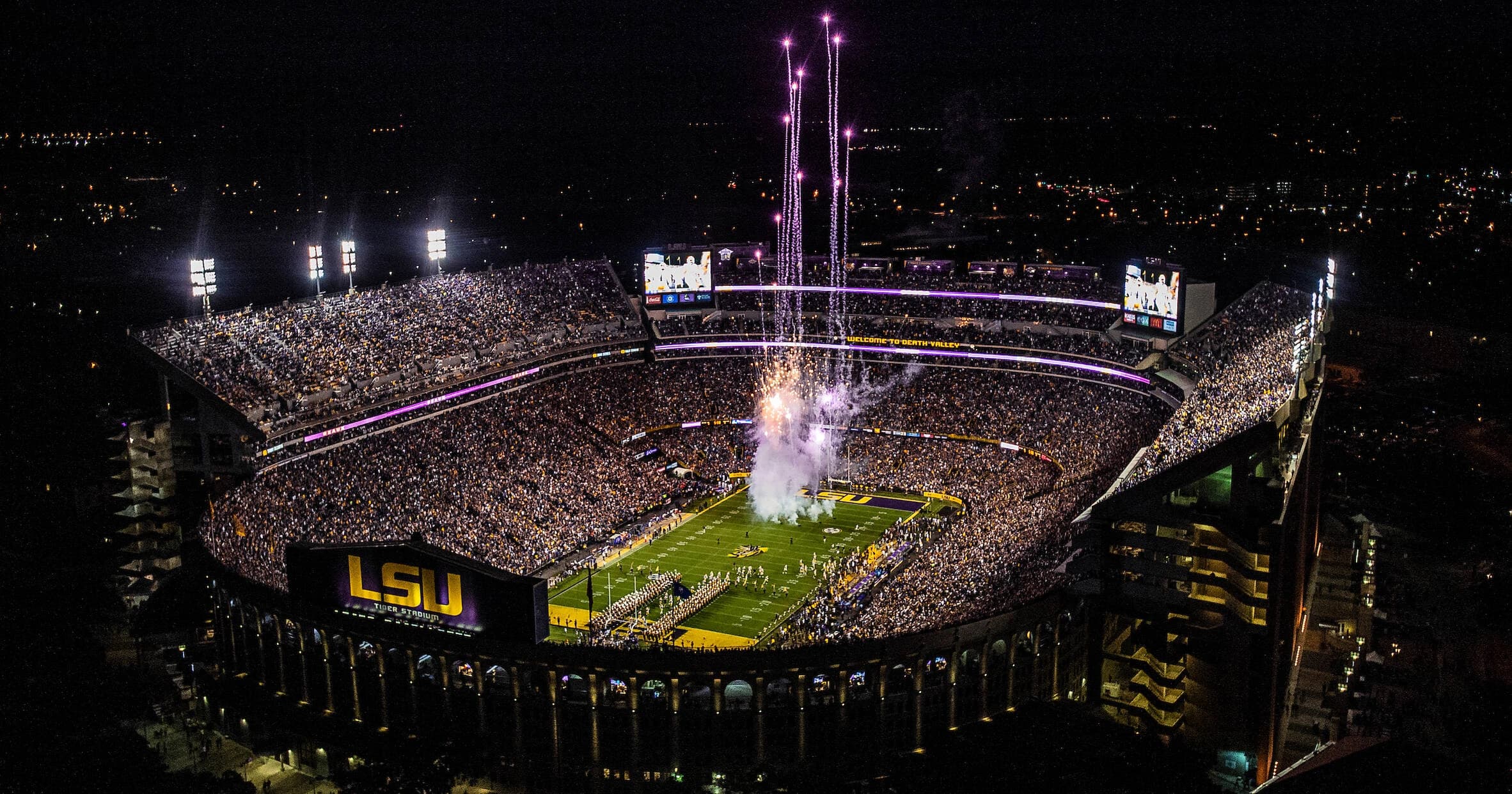 Texas at LSU